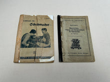 Load image into Gallery viewer, Book "Fachkunde für Schuhmacher" and "Materiallehre, Werkzeug- und Maschinenkunde"