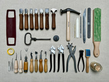 Load image into Gallery viewer, Shoemaker tool set kit for beginners in shoemaking PRO