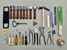 Load image into Gallery viewer, Shoemaker tool set kit for beginners in shoemaking PRO