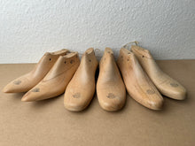 Load image into Gallery viewer, Wooden shoe and boot lasts on stock