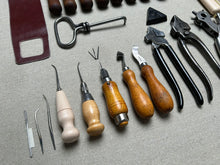 Load image into Gallery viewer, Shoemaker tool set kit for beginners in shoemaking PRO
