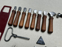 Load image into Gallery viewer, Shoemaker tool set kit for beginners in shoemaking PRO
