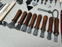 Load image into Gallery viewer, Shoemaker tool set kit for beginners in shoemaking PRO

