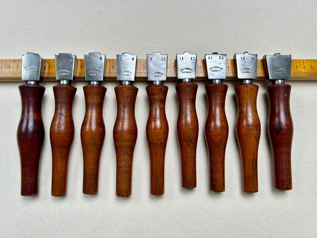 Set of irons by Emil Brinkmann