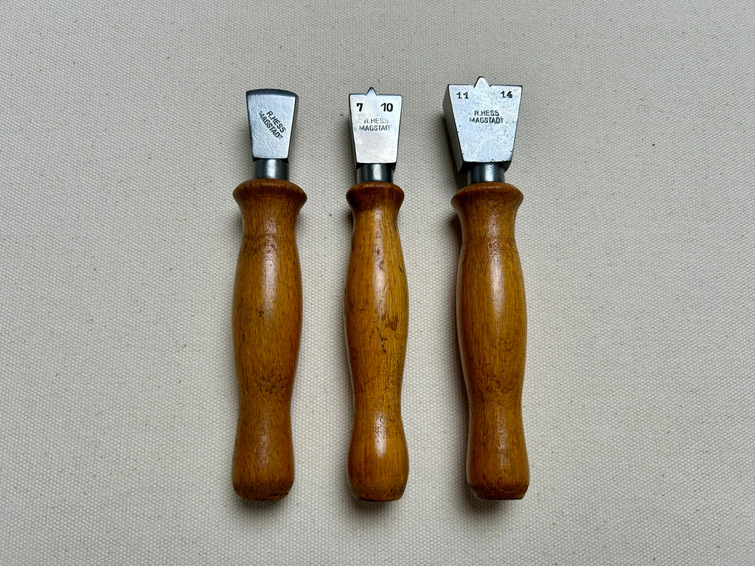 x Forepart iron set by R.Hess