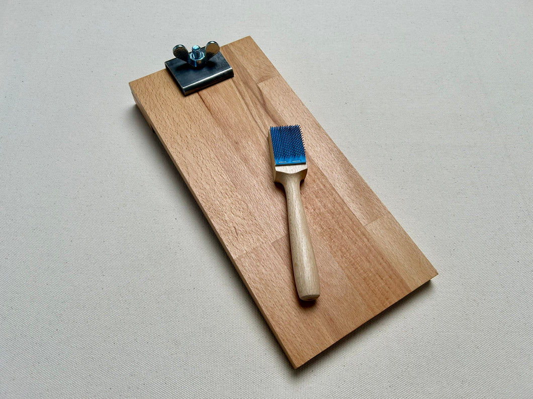 Leather roughing board