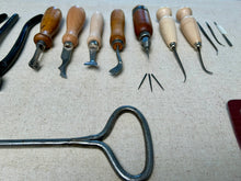 Load image into Gallery viewer, Shoemaker tool set kit for beginners in shoemaking PRO
