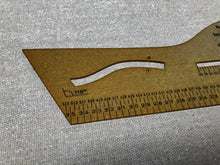 Load image into Gallery viewer, x Shoemaker ruler &quot;Modellwinkel&quot; by Richard Hess
