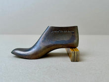 Load image into Gallery viewer, Solid bronze shoe last model
