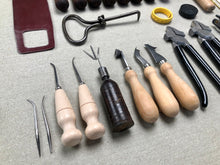 Load image into Gallery viewer, Shoemaker tool set kit for beginners in shoemaking PRO
