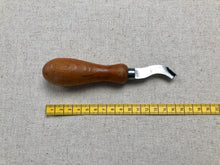 Load image into Gallery viewer, Shoemaker welt knife, safety welt knife by R.Hess
