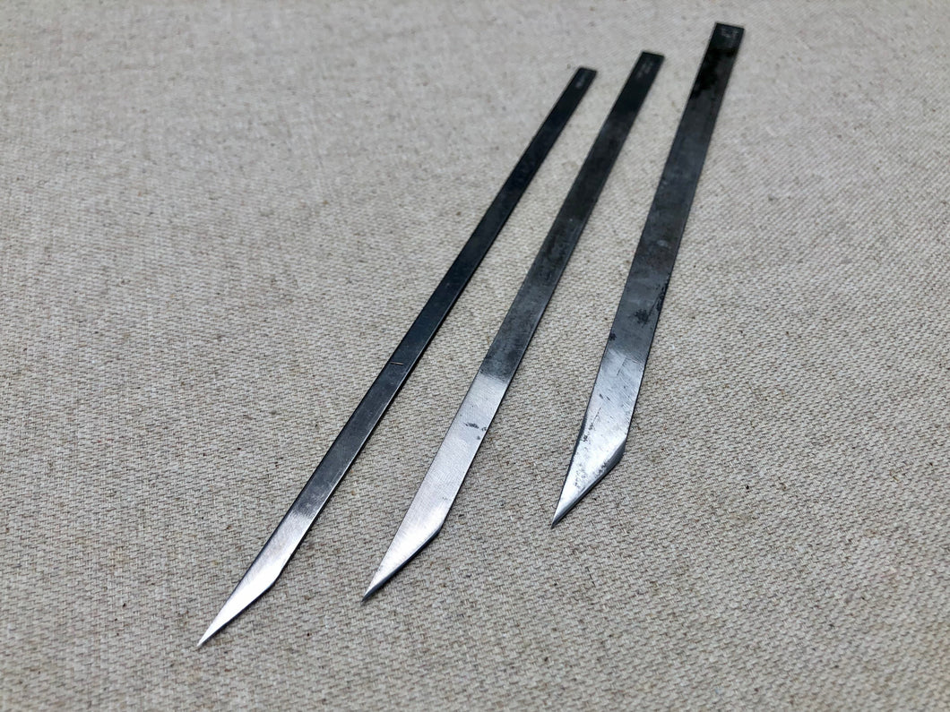 Shoemaker cutting knifes, Eskilstuna Steel, SWEDENk Mi