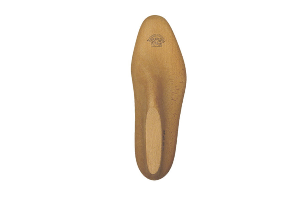 Wooden shoe last 2298 for bespoke shoemaking, 25 mm