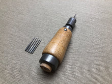 Load image into Gallery viewer, z Pegging awls with handle for shoemaker and saddler

