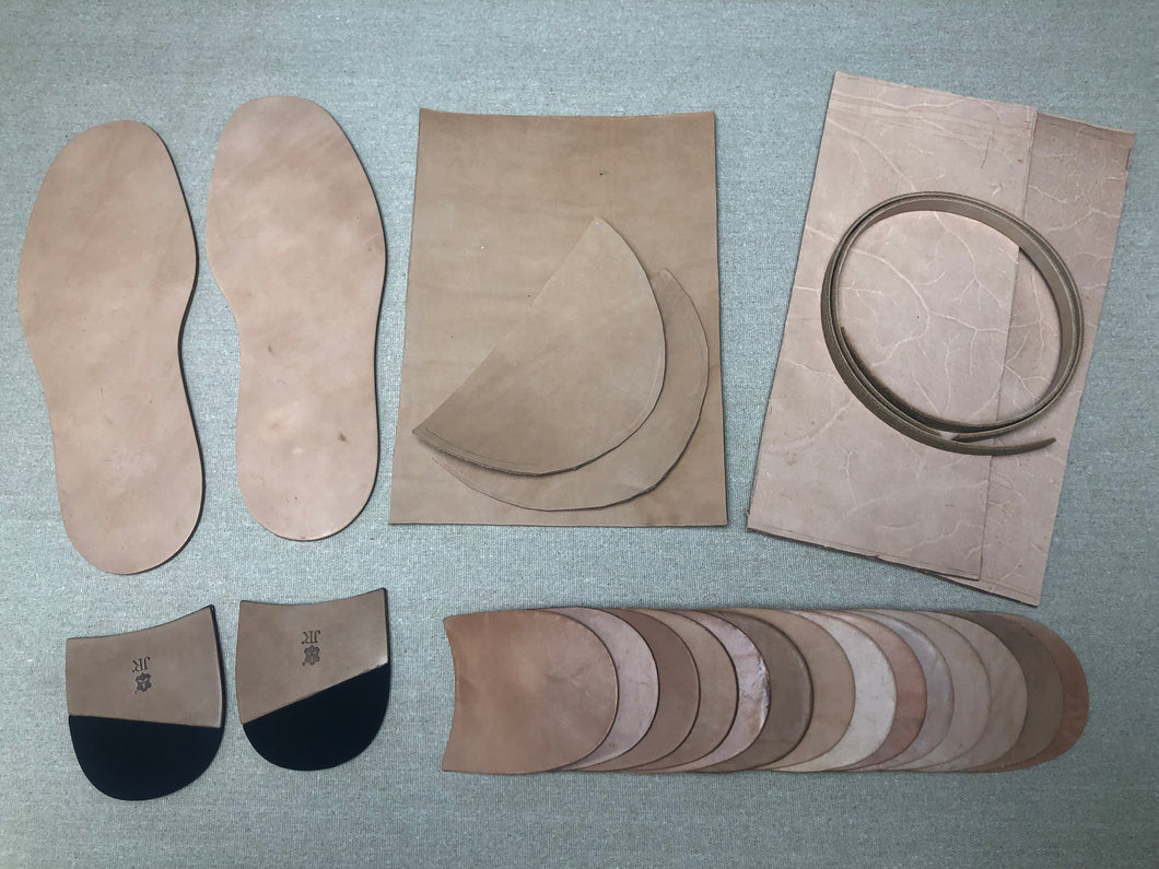 Leather kit for shoemaking
